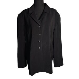 Vintage Black Blazer by Jacqueline Ferrar.  Size 18